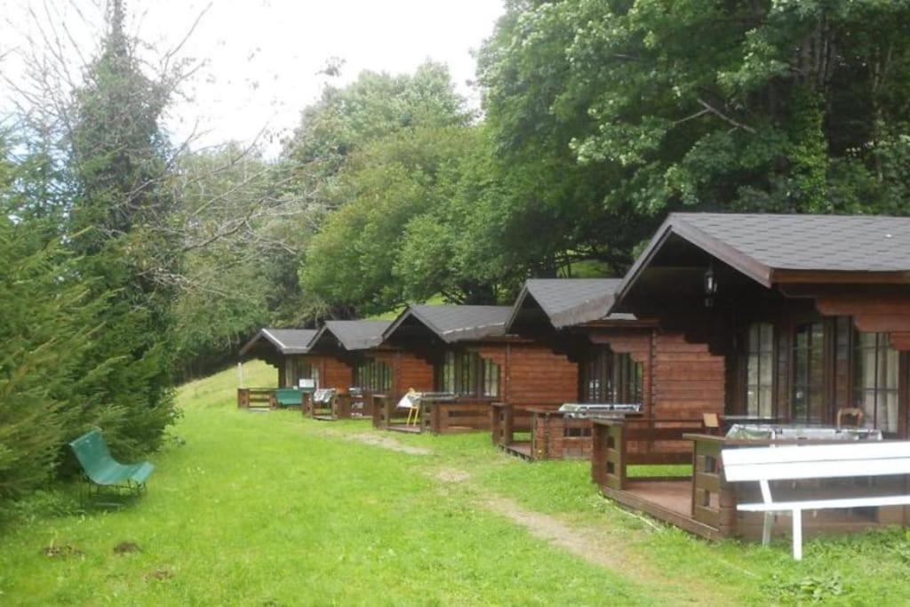 "Le Maloya" Chalets Independants -Chambre Balneo - Relais Motards Lacaune Exteriér fotografie