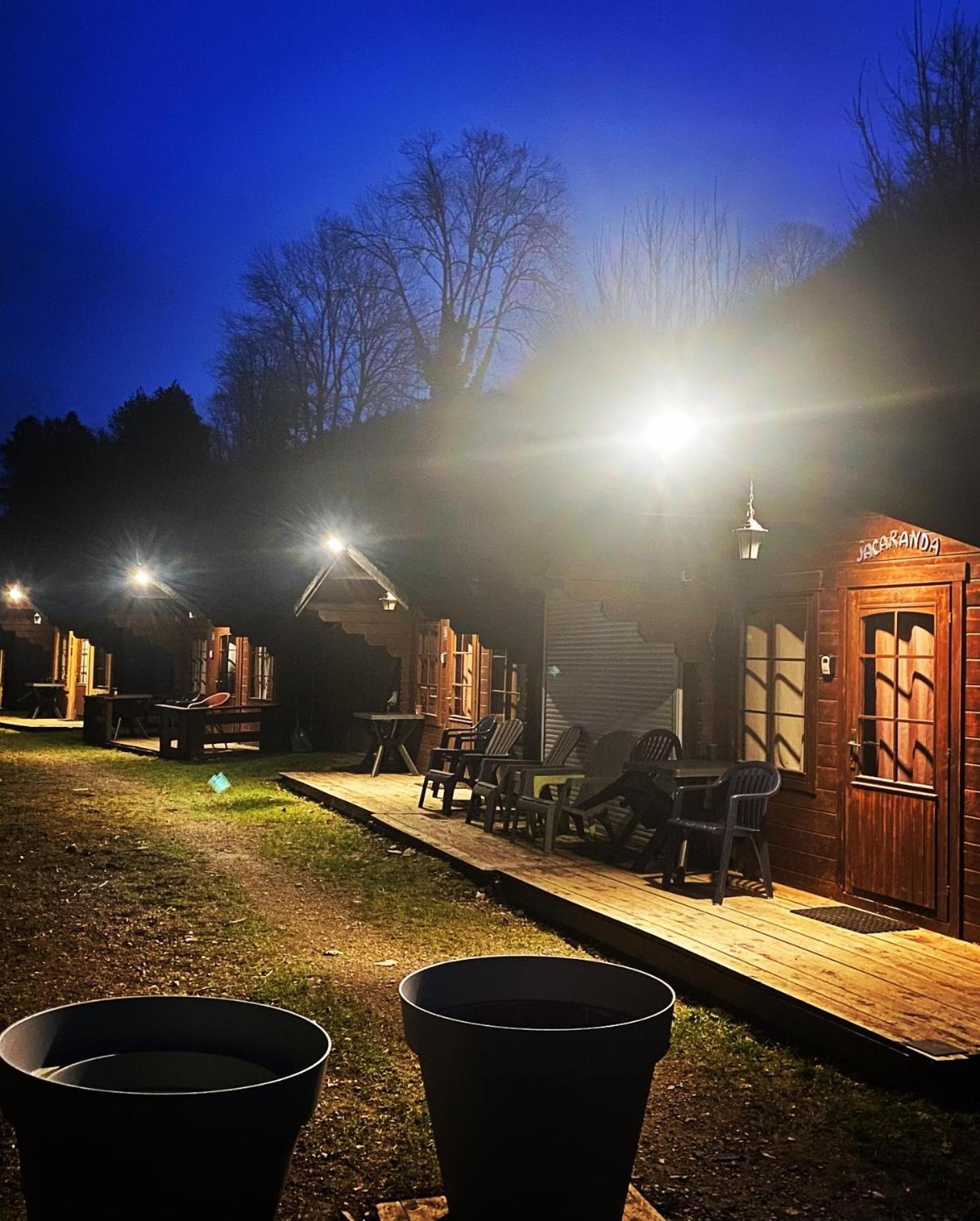 "Le Maloya" Chalets Independants -Chambre Balneo - Relais Motards Lacaune Exteriér fotografie